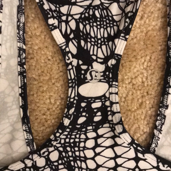 Lululemon Athletic black and white tank top. - Picture 3 of 6